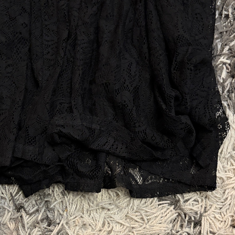 torrid Black A-Line Lace Skirt - Picture 3 of 4